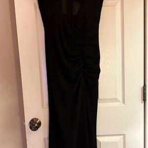 Black Sheath Maxi Cocktail Dress